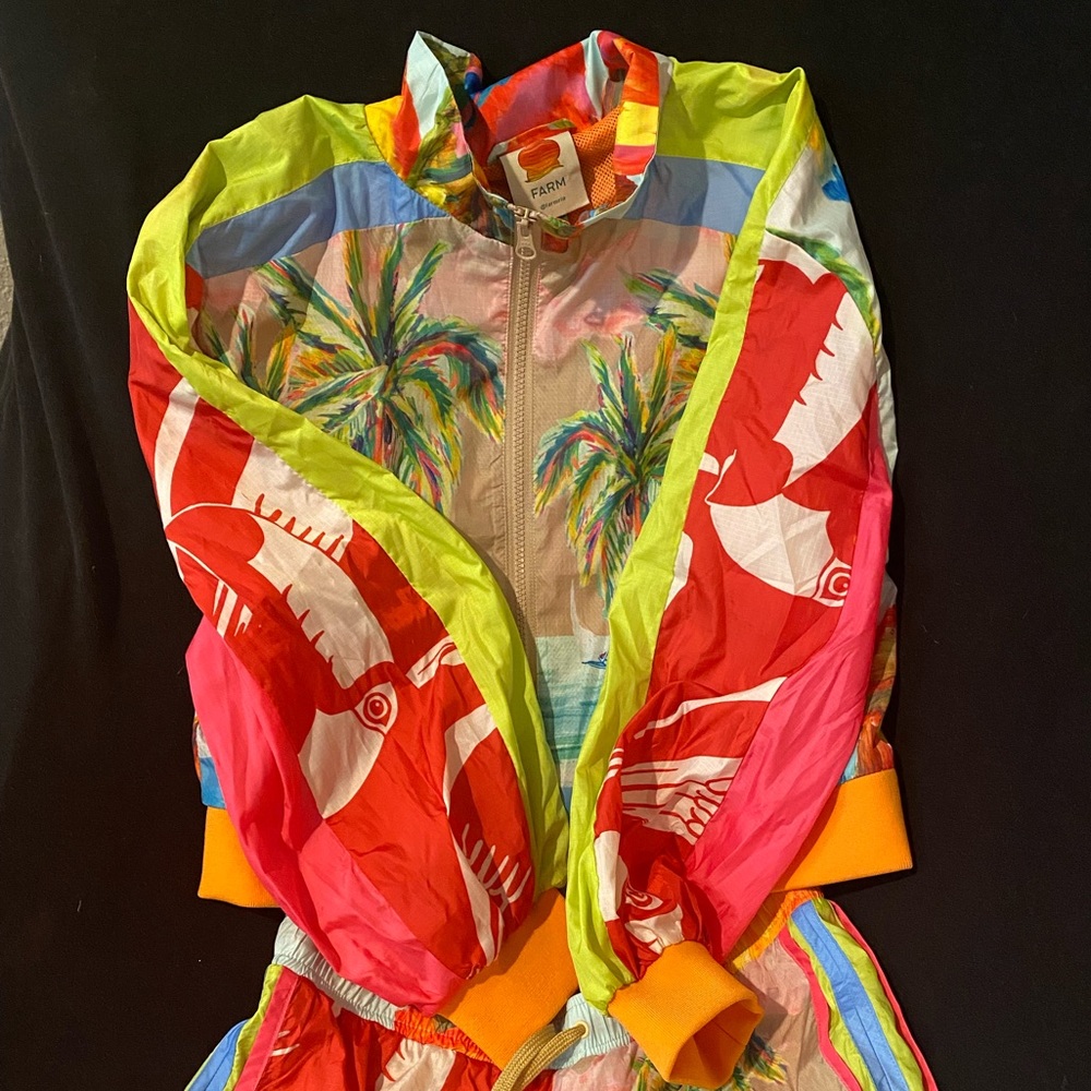 Farm Rio windbreaker tracksuit - medium bottoms with small top